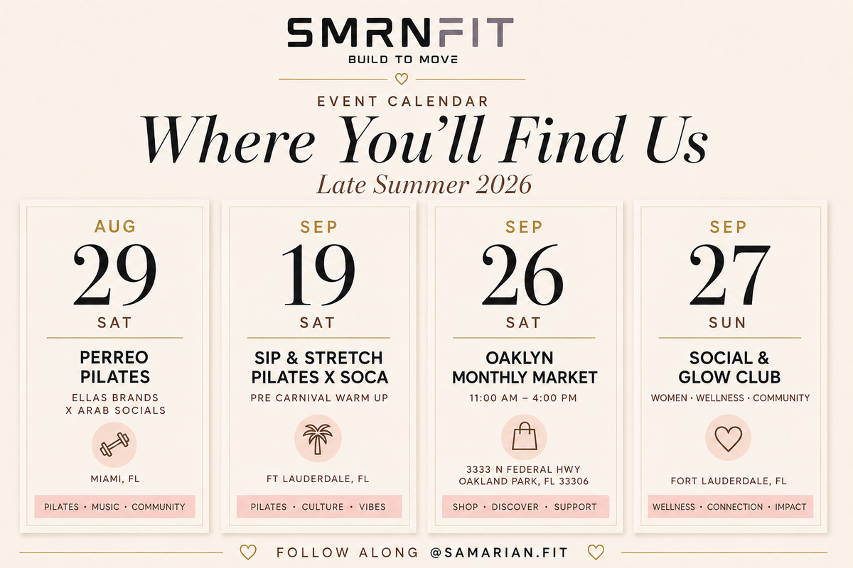 Where You'll Find Us — Late Summer 2026