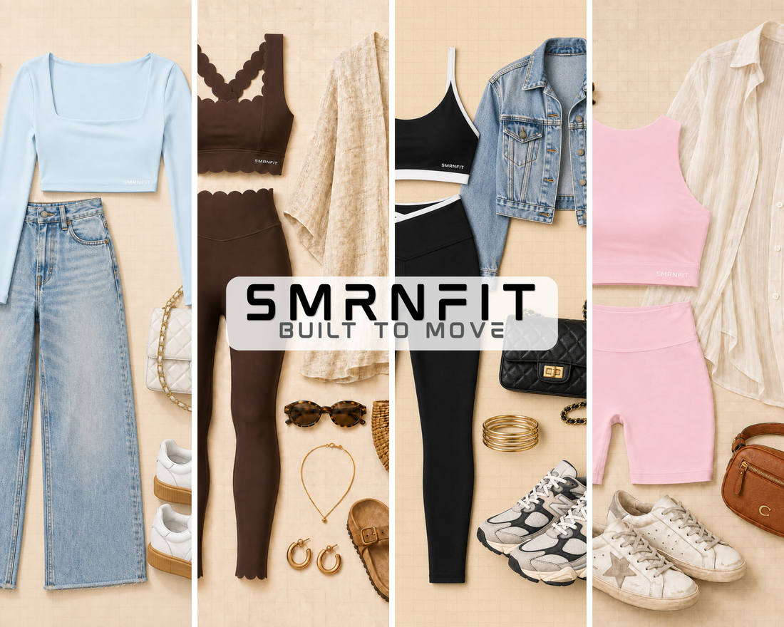 SMRNFIT Built to Move — four ways to style the sets