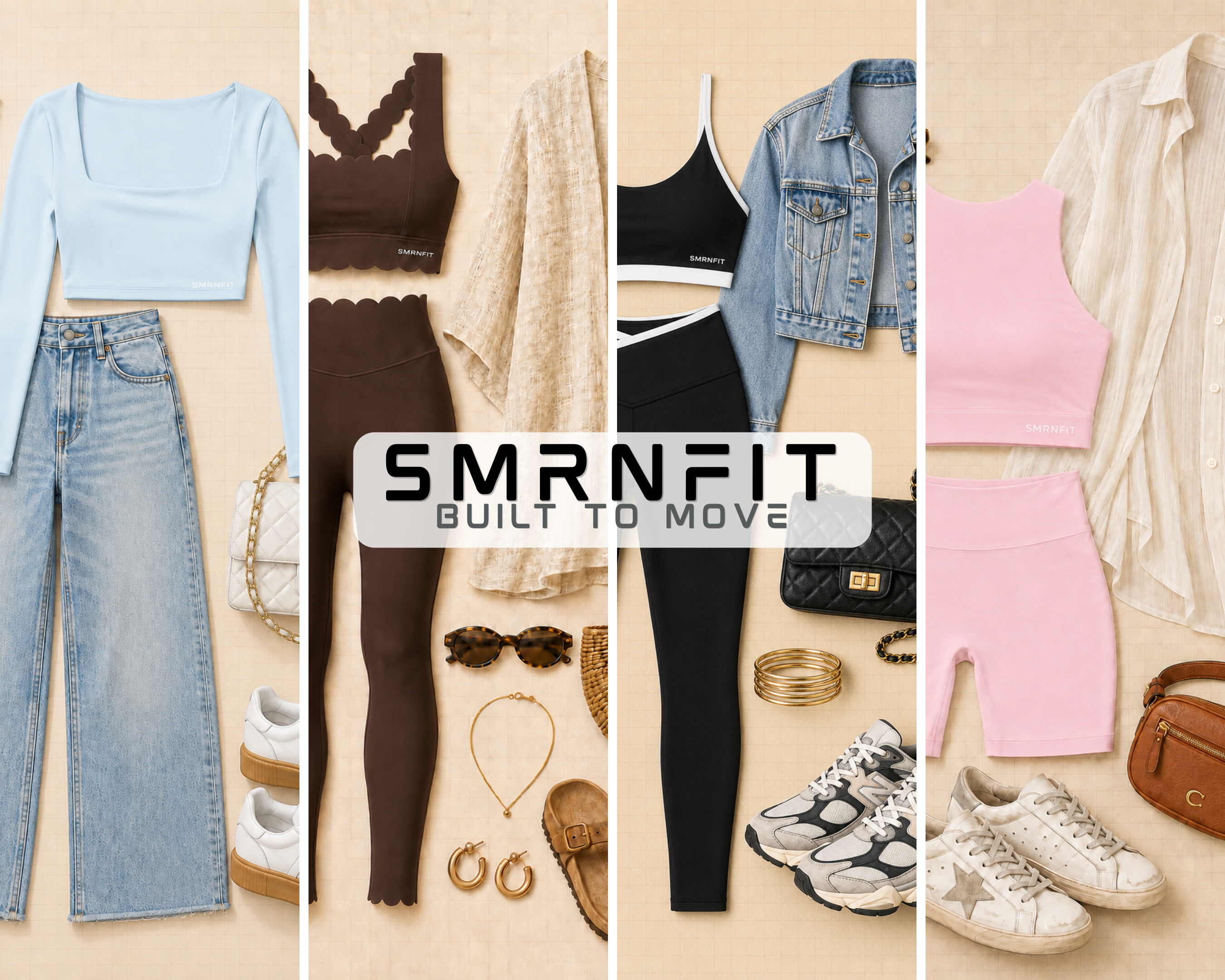 SMRNFIT Built to Move — four ways to style the sets