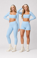 Ángeles Set — Baby Blue (Blue Raspberry) — Samarian Fit activewear, photo 1 of 9