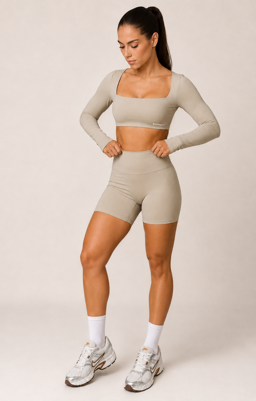 Ángeles Set — Sand Beige (Vanilla Bean)