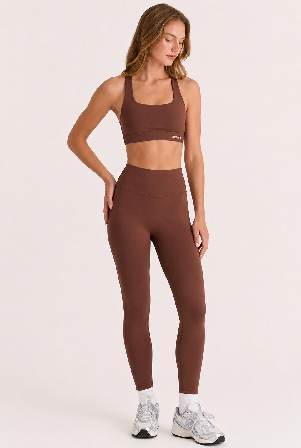 Naranjos — Smoky Brown (Dark Chocolate) — Samarian Fit activewear, photo 2 of 3